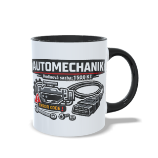 Hrnek - Automechanik - 330ml - Černá